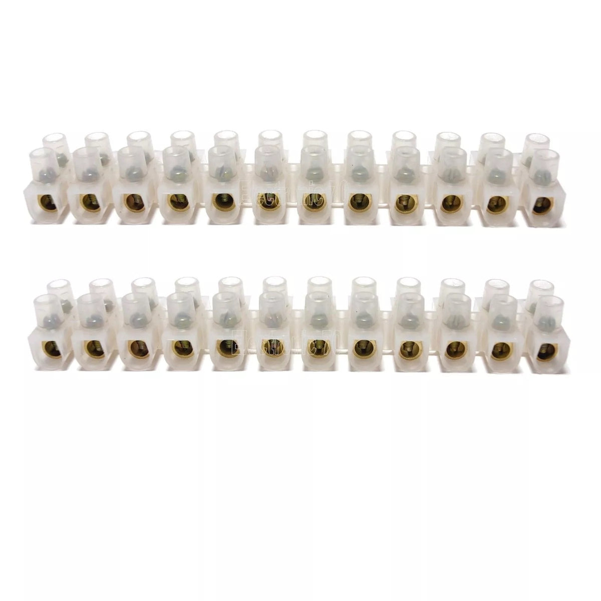 Eagle 12 Way Screw Terminal Block Clear Pack of 10 F512