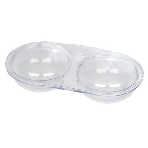 MTK Housewares Microwave Essentials 2-Cup Egg Poacher Clear 114 | BPA-Free | Quick and Easy Poached Eggs in the Microwave | For Breakfast and Brunch