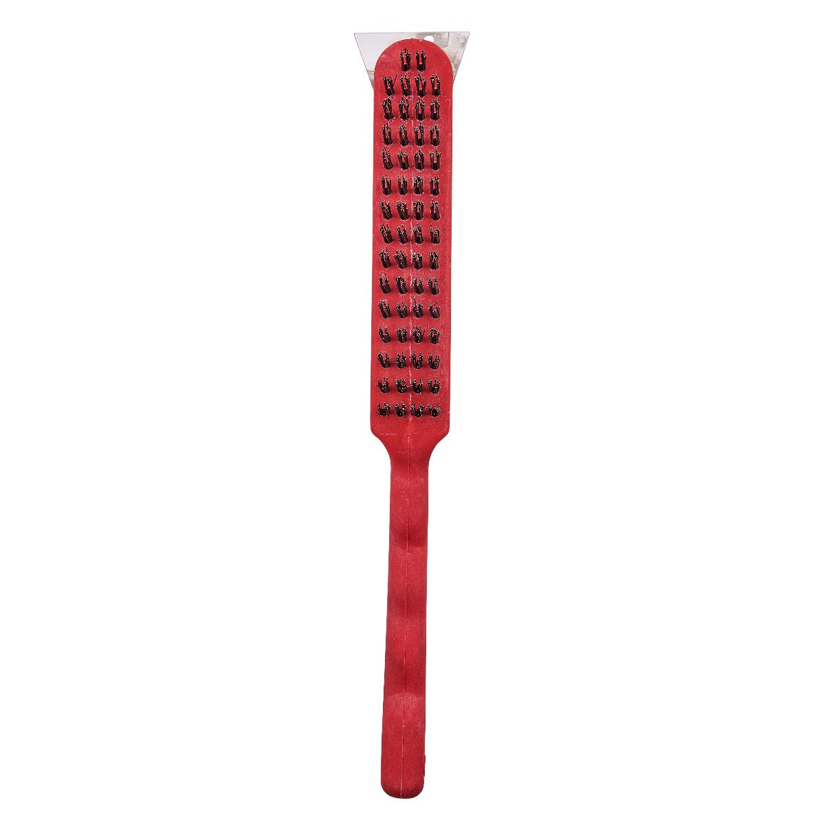 Amtech 4 Row Wire Brush and Scraper Red and Black 275mm S3675