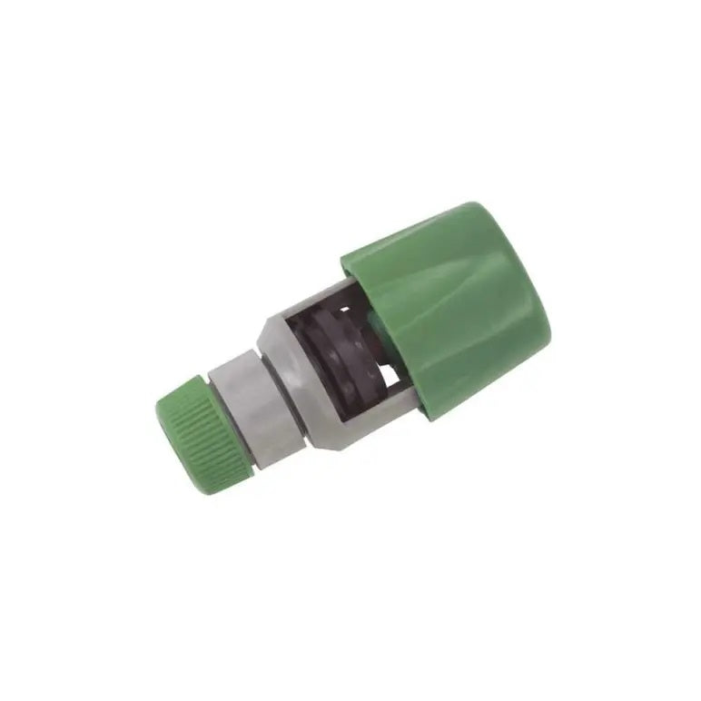 Kingfisher Durable Plastic Multi Tap Connector Grey and Green 622CP | Connects to Most Indoor Domestic Taps