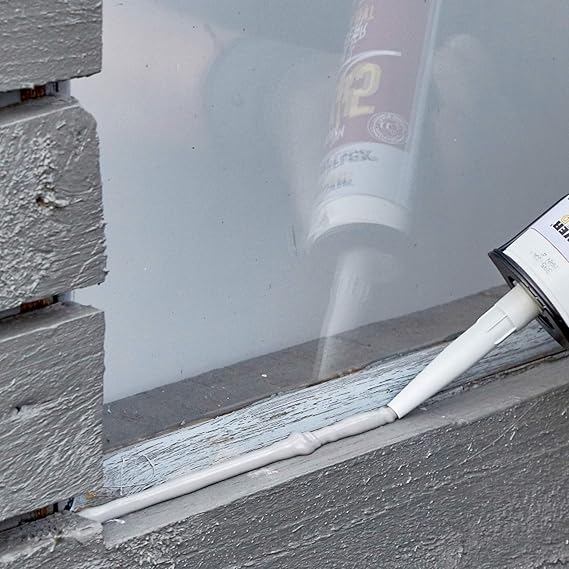 Everbuild External Frame Sealant Brown 310ml EVBEXTBR | Weatherproof Window and Door Sealant | Durable and Flexible Outdoor Caulk | Long-Lasting Waterproof Adhesive for Wood-PVC and Masonry | Mould Resistant