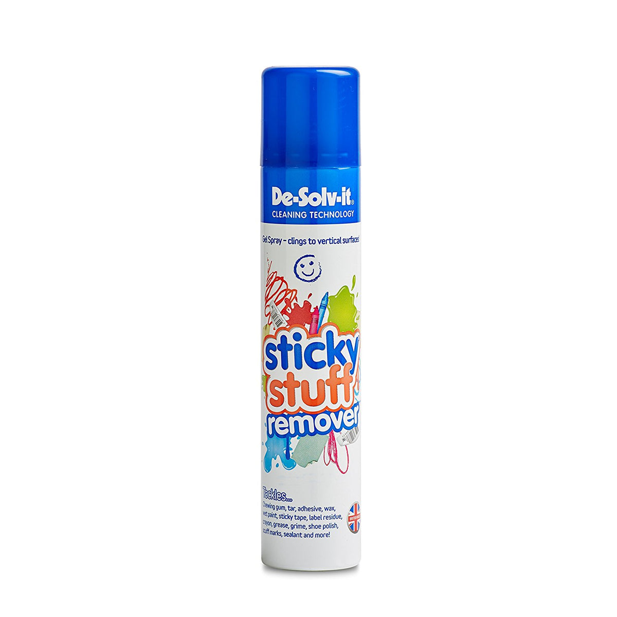 De-Solv-it Sticky Stuff Remover Gel Spray Multicoloured 200ml 1031 | Powerful Adhesive and Residue Cleaner | Removes Gum-Tar-Wax and Glue