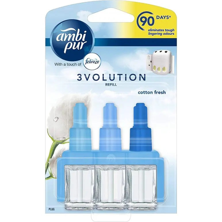 Febreze Ambipur 3Volution Refill Cotton Fresh Clear 20ml