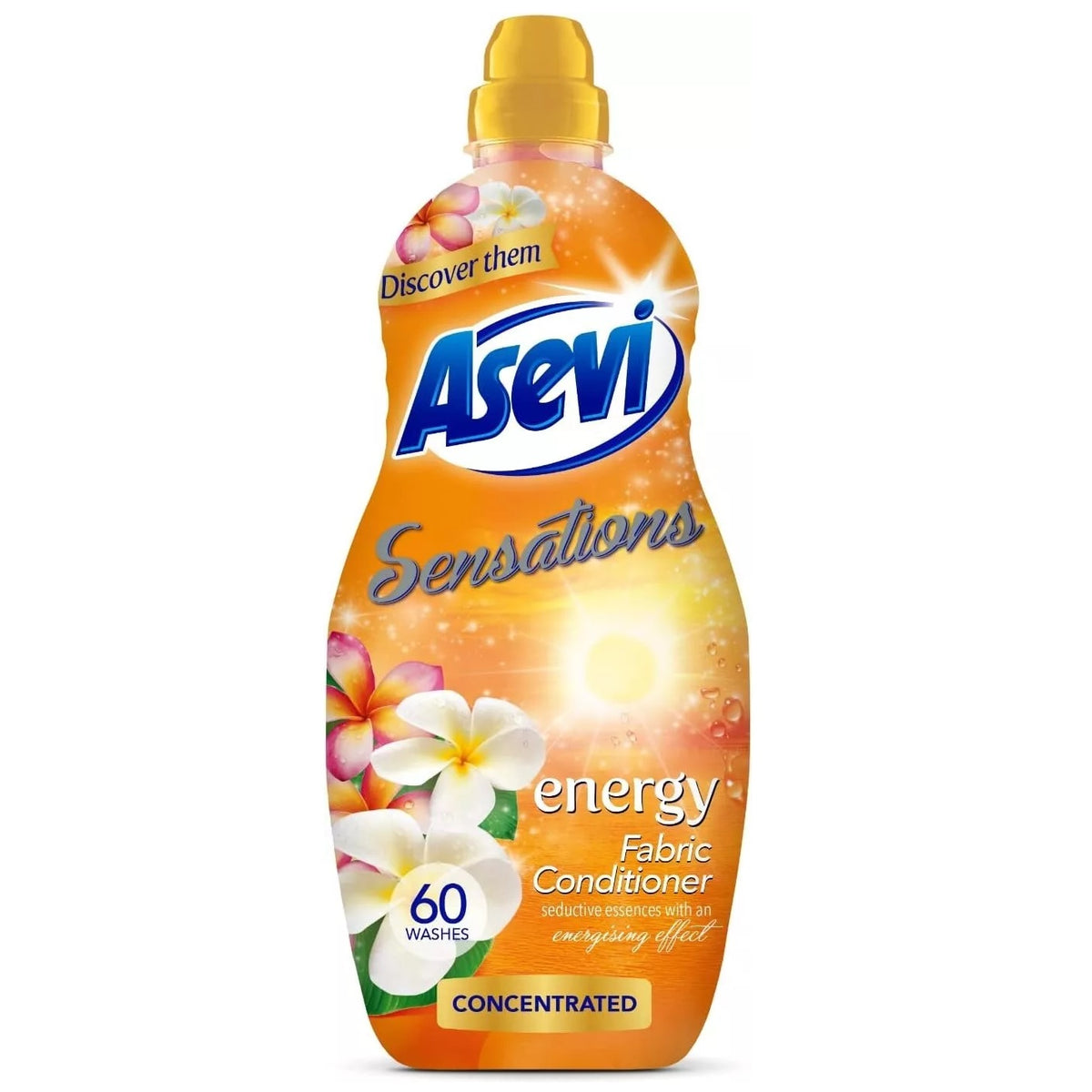 Asevi Sensations Energy Fabric Conditioner Concentrated Liquid 1320ml L2212330 | 60 Washes