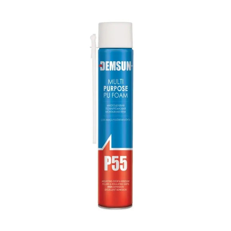 Demsun P55 Multi Purpose PU Foam Aerosol Multicoloured 750ml DS01103