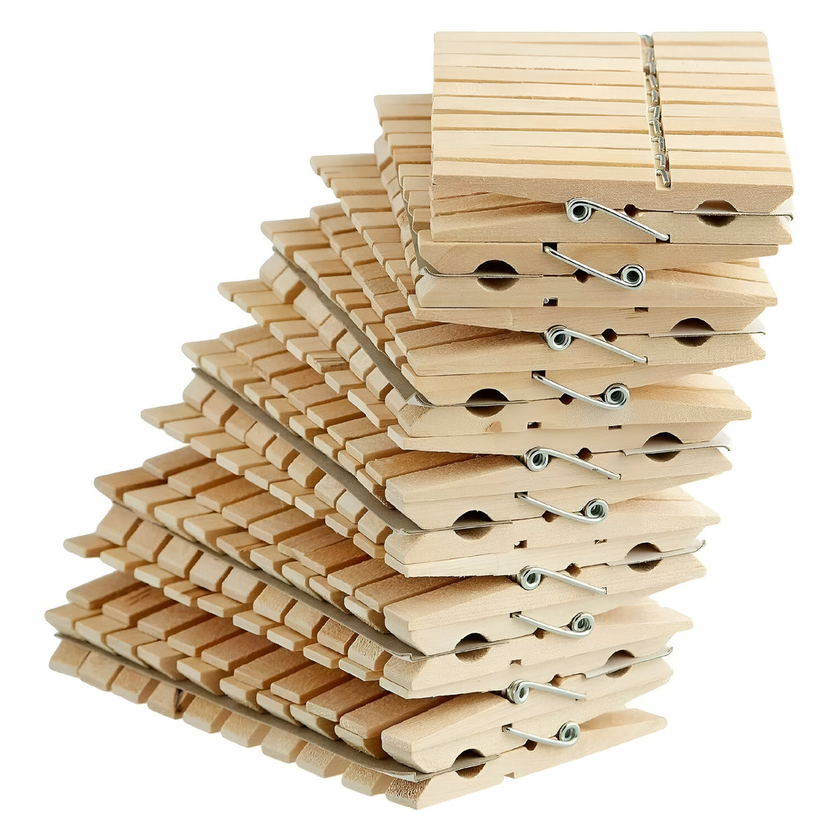 Bettina Bamboo Giant Pegs Natural 9cm x 1.5cm Pack of 20 04670 | Biodegradable | Eco - Friendly | Perfect for Hanging Clothes | Also for Use in Craft-Mail-Food Packets and Bag Sealing