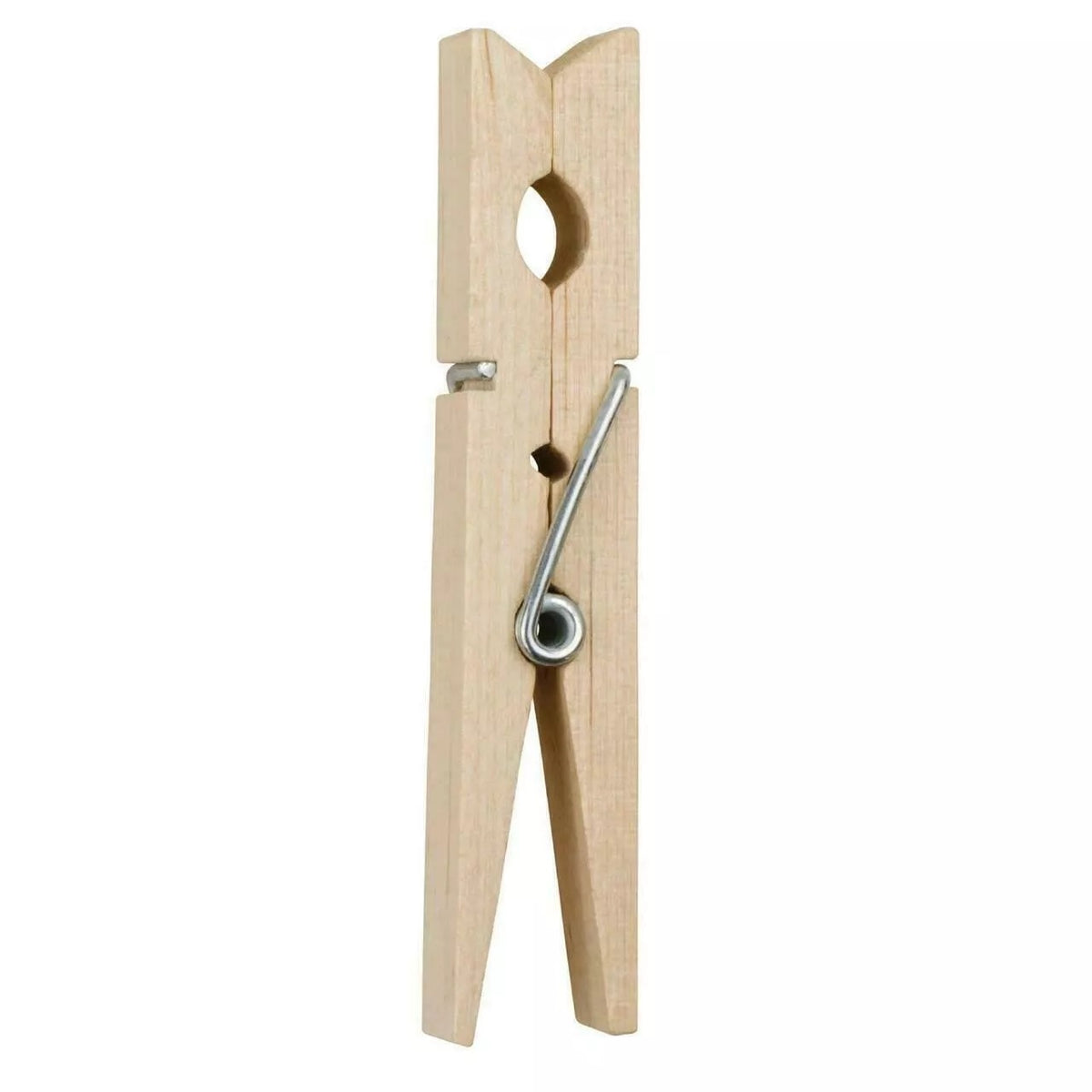 Bettina Bamboo Giant Pegs Natural 9cm x 1.5cm Pack of 20 04670 | Biodegradable | Eco - Friendly | Perfect for Hanging Clothes | Also for Use in Craft-Mail-Food Packets and Bag Sealing