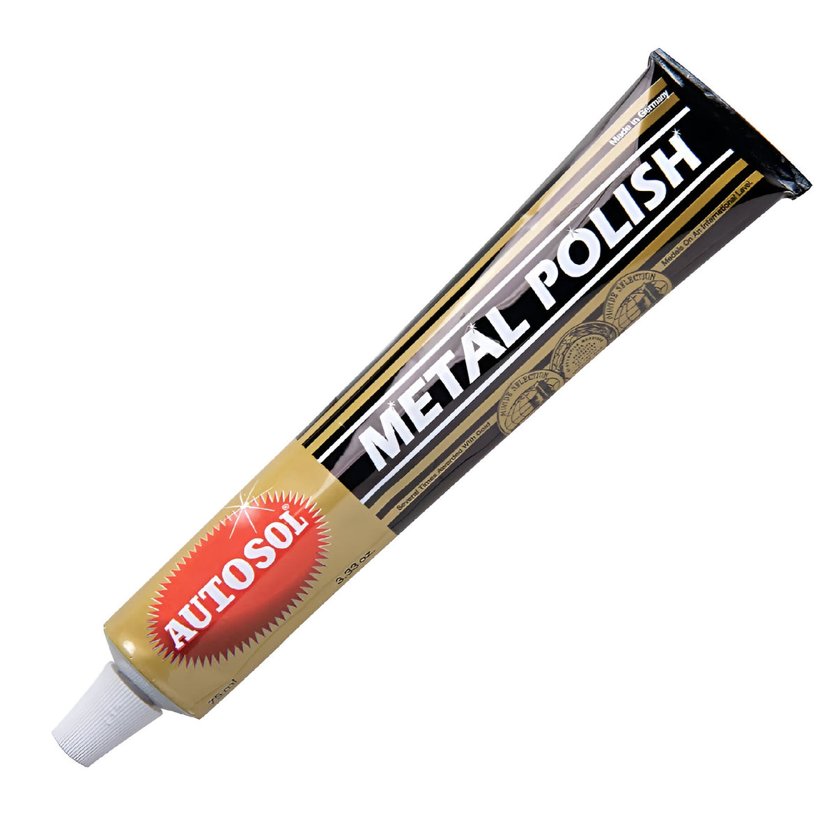 Autosol Metal Polish Paste Tube 75ml 400 | Brilliant Chrome Aluminium and Metal Polish