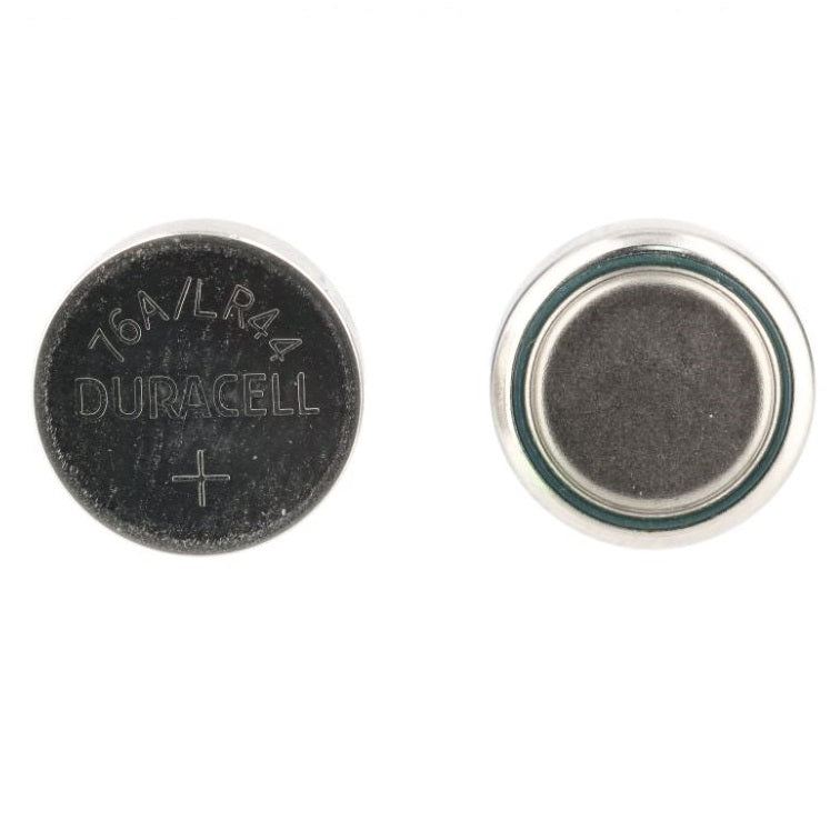 Duracell Alkaline Coin Cell Batteries Silver Pack of 2 LR44 | 1.5V Button Batteries | Long-Lasting Power | For Toys-Calculators and Measurement Devices