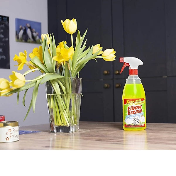 151 Elbow Grease Xtra Large All Purpose Degreaser Spray Yellow 1Ltr EG22 | Solvent-Free Powerful Cleaner | Removes Grease and Grime
