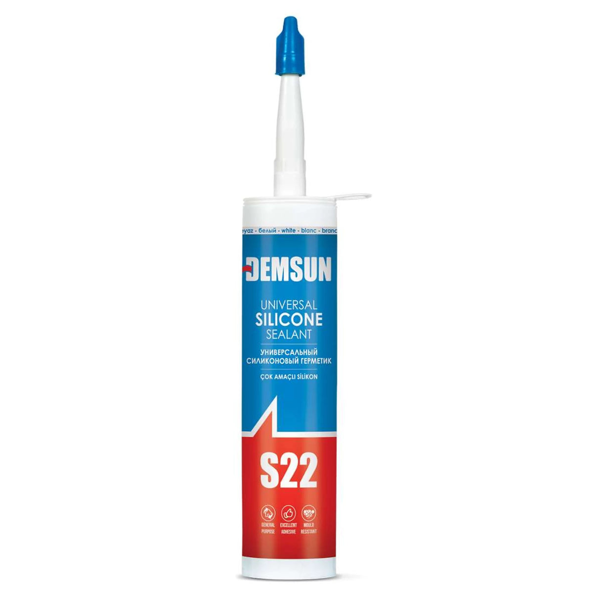 Demsun S22 Universal Silicone Sealant White 280ml DS02132