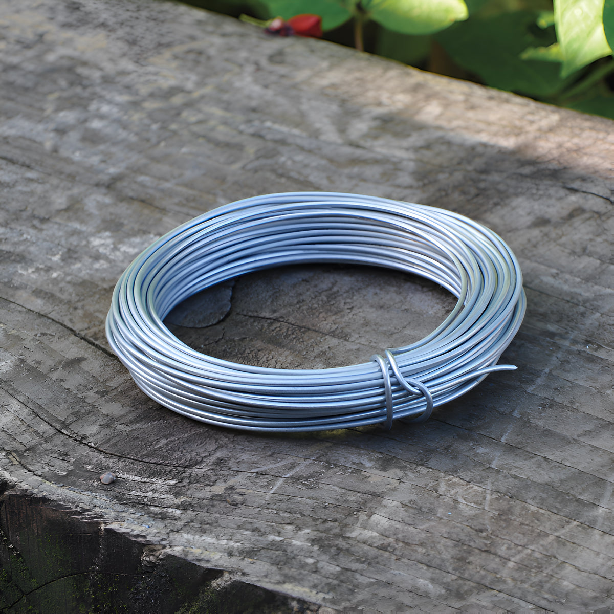 Bonningtons Shedmates Galvanised Garden Wire Silver 20Mtr x 1.2mm GSWI03