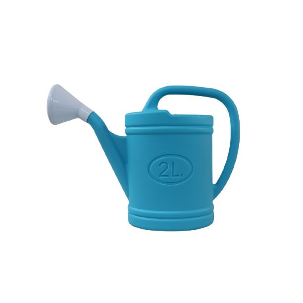 Plasticforte Plastic Watering Can with Removable Sprinkler Rose Blue 2Ltr 1172505| | Ideal for Indoor and Outdoor Plant Care