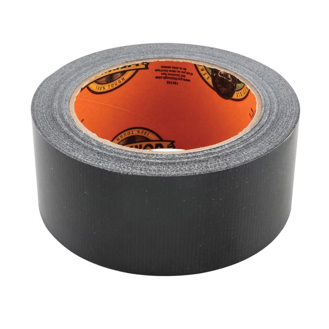 Gorilla Extra Strong Tape Black 11Mtr x 48mm 3044001 | Weather-Resistant Shell | Incredible Strength | Double Thick Adhesive | Grips Smooth Rough and Uneven Surfaces