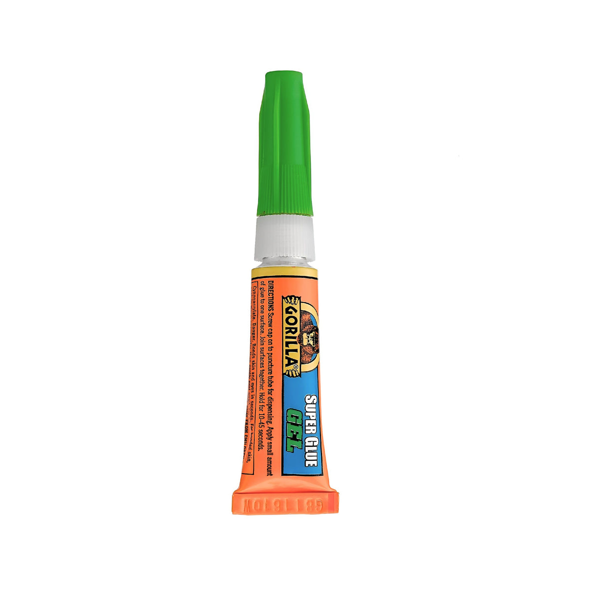 Gorilla Super Glue Gel Tube 3g Pack of 2 4044601 | No Run - Control Gel | Anti - Clog Cap | 10 Seconds Fast Setting | Bonds Metal - Wood - Ceramic - Paper - Rubber - Porcelain - Plastics - Stone and More
