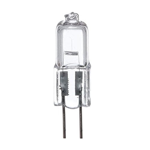 Powerplus G4 Halogen Capsule Bulb 20W 12V Clear Pack of 4 3228 | Bi-Pin Light Bulb | For Desk Lamps-Display Cases and Under-Cabinet Lighting