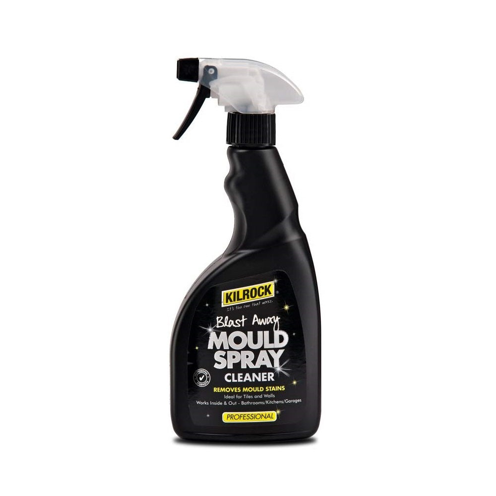 Kilrock Blast Away Mould Spray Cleaner Black 500ml 317551 | Removes Mould Stains | For Tiles-Walls and Bathrooms