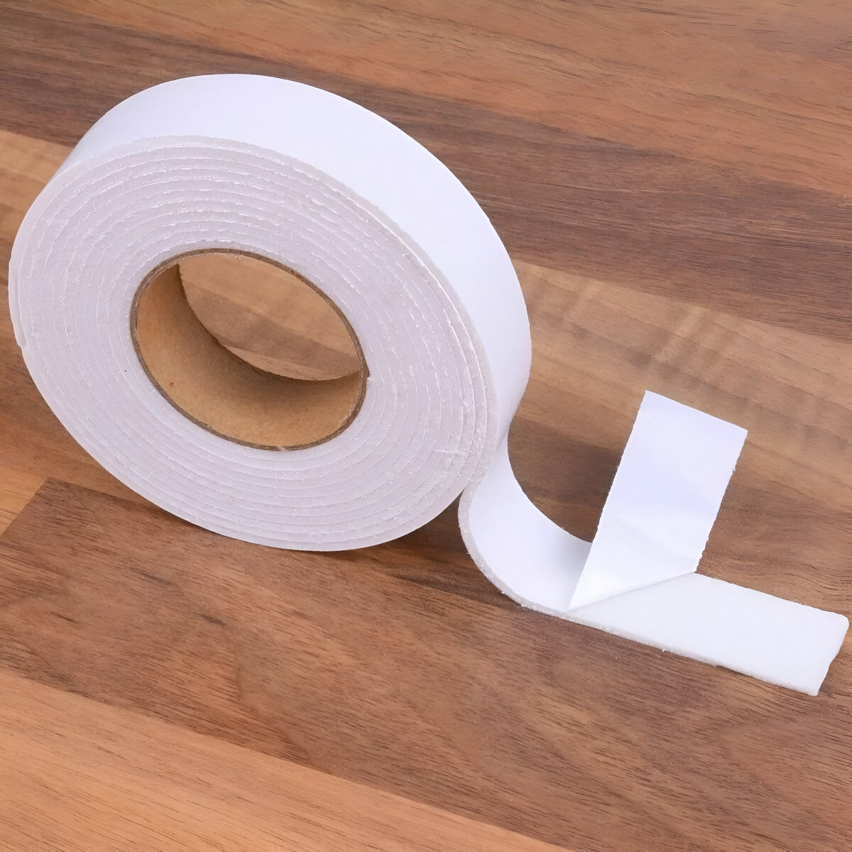 151 Double Sided Foam Tape Roll White 18mm x 2.6Mtr Pack of 3 TT1003-36 | Permanent Adhesive | Strong and Reliable