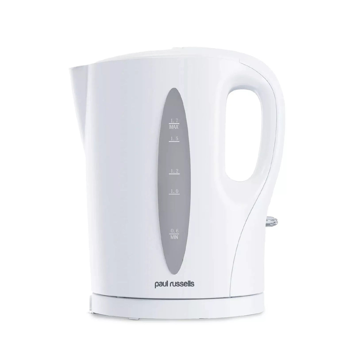 Paul Russells Electric Kettle White 1.7Ltr 15635 | Powerful | Durable