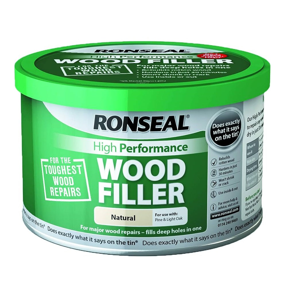 Ronseal High Performance Wood Filler Natural Coloured 275g 35302