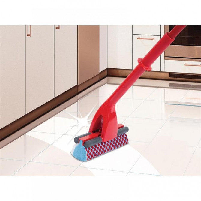 Vileda Magic Mop 3Action Refill Head Multicoloured VIL139963 | Improved Hair and Particle Pick-Up | High Absorbency | Stubborn Dirt Removal