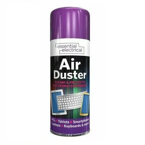 Essential Electrical Equipment Cleaner Air Duster Spray Multicoloured 200ml 5707 | Cleans and Protects Electronic Equipments | For Keyboards-Laptops and Electronics | Removes Dust and Debris