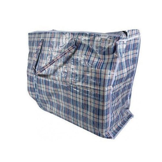 Choice Direct Large Multi Purpose Heavy-Duty Checkered Laundry Bag Assorted Colours CD262 | Zippered Moving and Laundry Bag with Handles | Reusable Shopping and Travel Bag