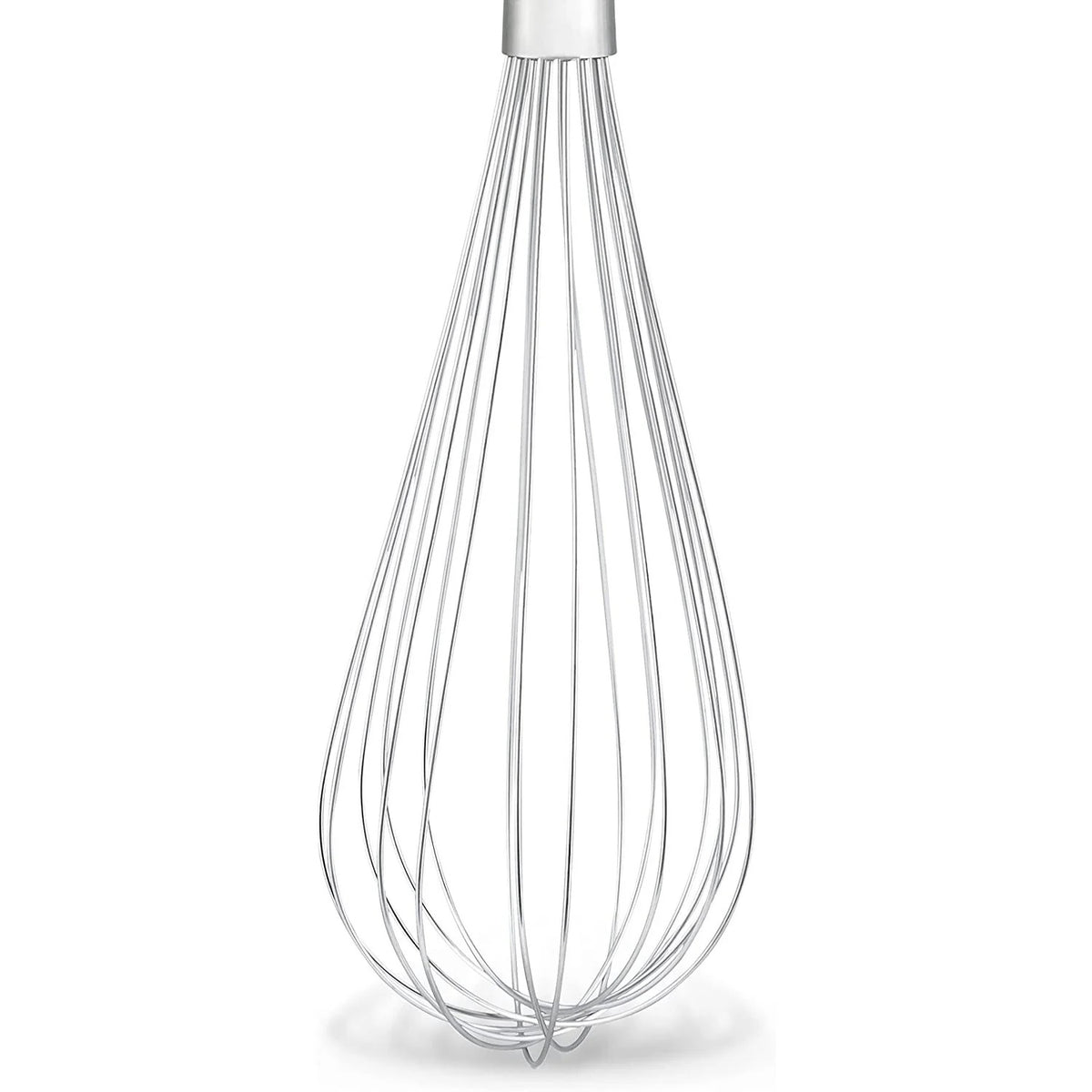 Culinare Naturals Sustainable Bamboo Handle Stainless Steel Balloon Whisk Chrome C70010