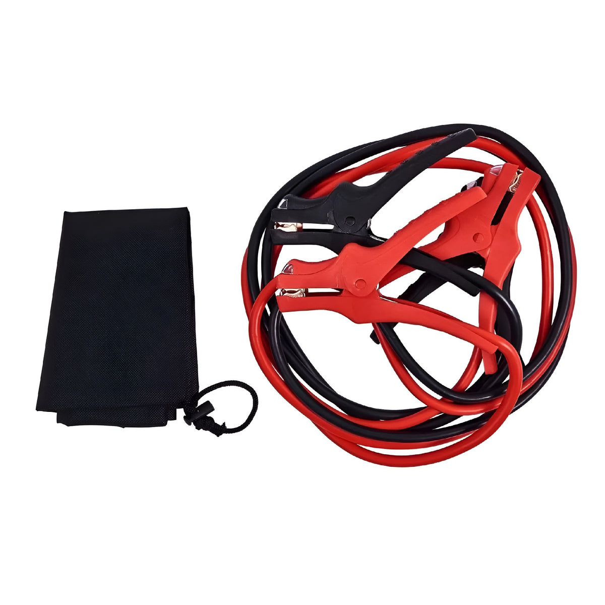 Amtech Automatic LED Light Booster Cable Set Red and Black 2.5Mtr 400A J0325 | Automatic LED Lights for Visibility | Suitable for Medium and Large Vehicles