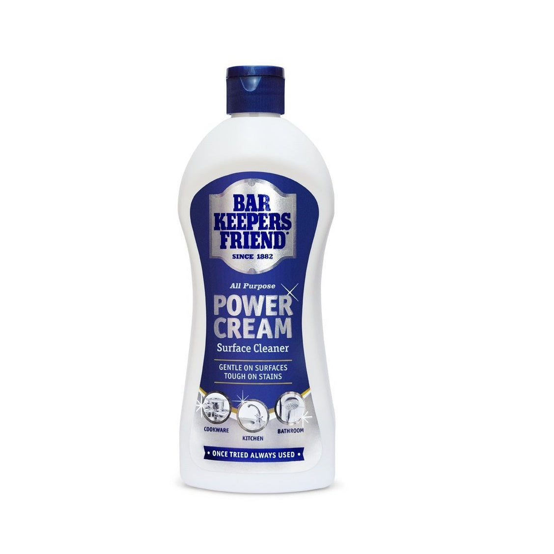 Kilrock Bar Keepers Friend Power Cream Surface Cleaner White and Blue 350ml 24252 | Tough on Stains | Gentle on Surfaces | Ideal for Cookware-Kitchen and Bathroom Cleaning