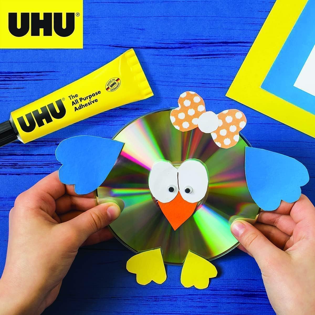 UHU All Purpose Adhesive Crystal Clear 35ml 44402 | Fast-Drying and Strong Multipurpose Glue | Ideal for Paper-Wood-Metal-Plastic and More