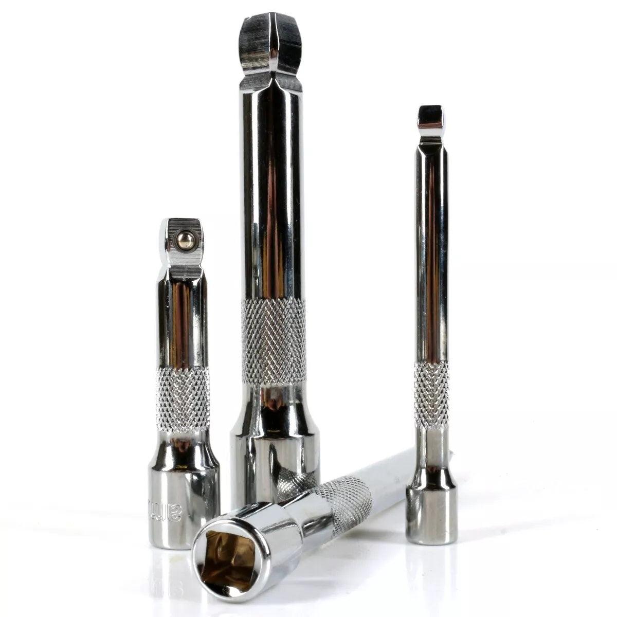 Amtech Wobble Extension Drive Set Chrome Pack of 4 I4255