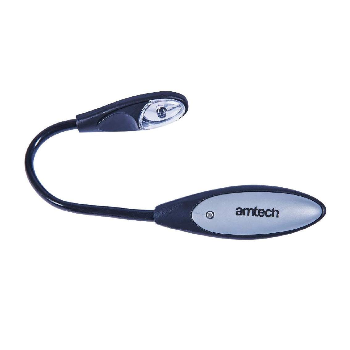 Amtech Flexible LED Clip Light Black 11cm S1526 | Easy Clip Attachment | Ideal for Reading