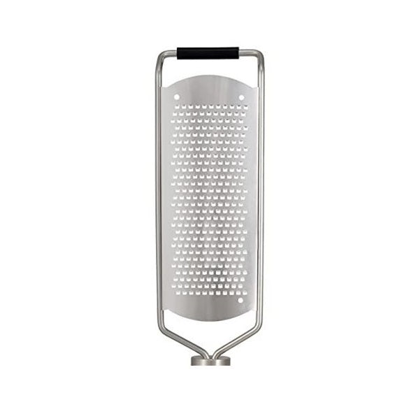 Culinare Naturals Sustainable Bamboo Handle Stainless Steel Fine Grater Chrome C70001