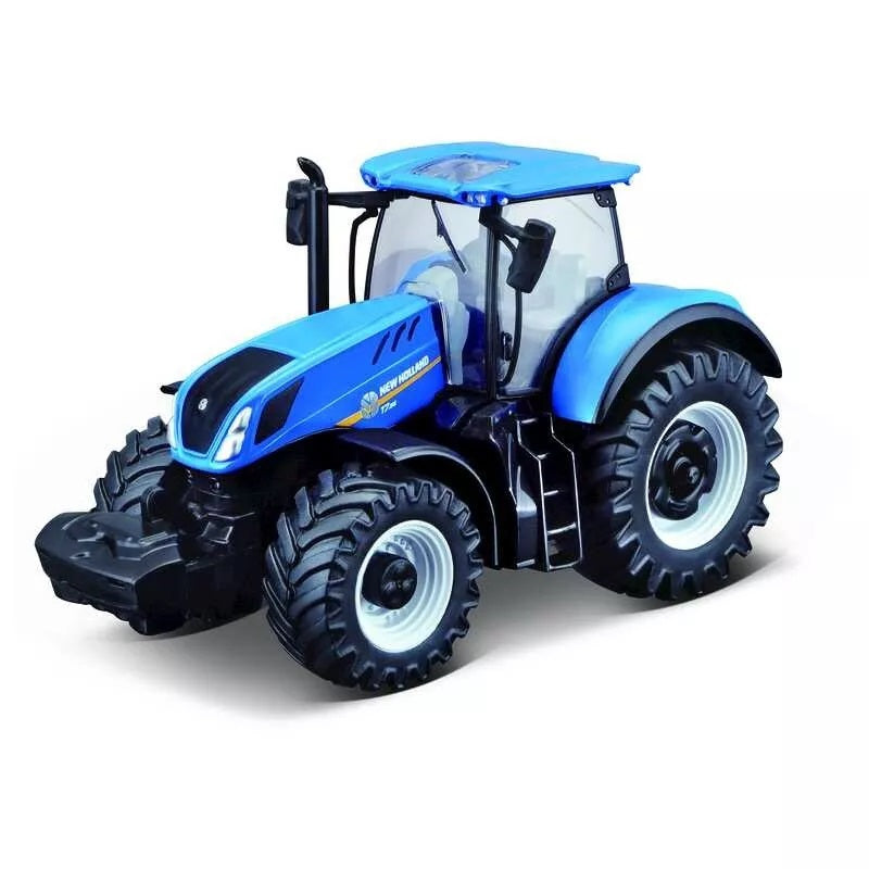 Burago New Holland Agricultural Model Tractor Blue 10cm 1831612