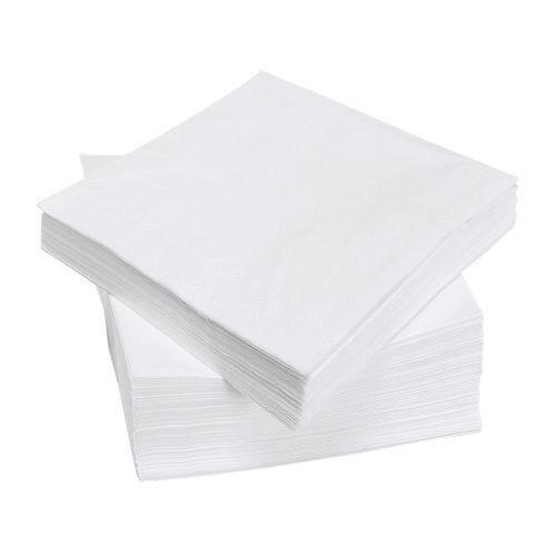 Paloma Soft Paper Napkins White Pack of 100 30WH100 | Disposable Serviettes for Dining and Events