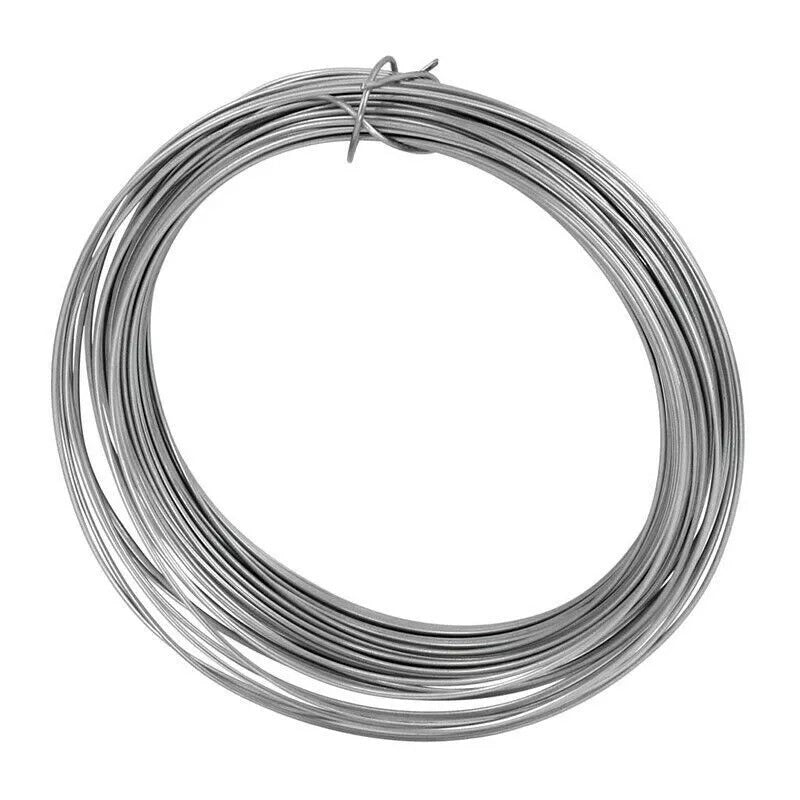Green Blade Multi-Purpose Durable Galvanised Garden Wire Silver 2mm x 10Mtr WB207 | For Plant Support and Tying Wire