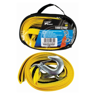 Hamble Distribution Pro User Tow Strap Yellow 4Mtr TS050