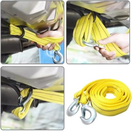 Hamble Distribution Pro User Tow Strap Yellow 4Mtr TS050