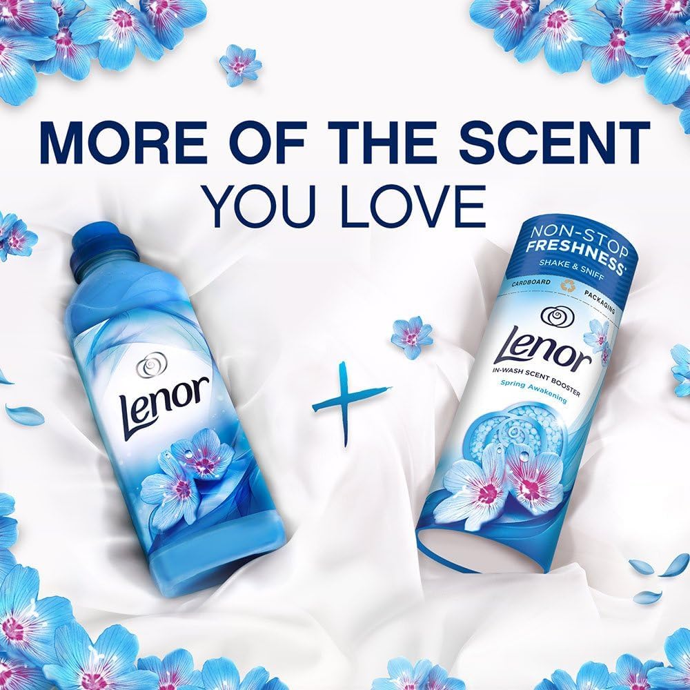 Lenor Spring Awakening In-Wash Scent Booster 176g HOLEN097 | Non-Stop Freshness | Shake and Sniff