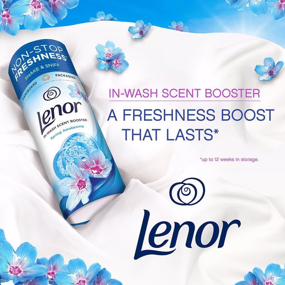 Lenor Spring Awakening In-Wash Scent Booster 176g HOLEN097 | Non-Stop Freshness | Shake and Sniff