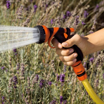 Green Blade 10 Pattern Deluxe Metal Spray Gun Orange and Black GA053 | Adjustable Nozzle | Soft Touch Grip | Strong Metal Construction