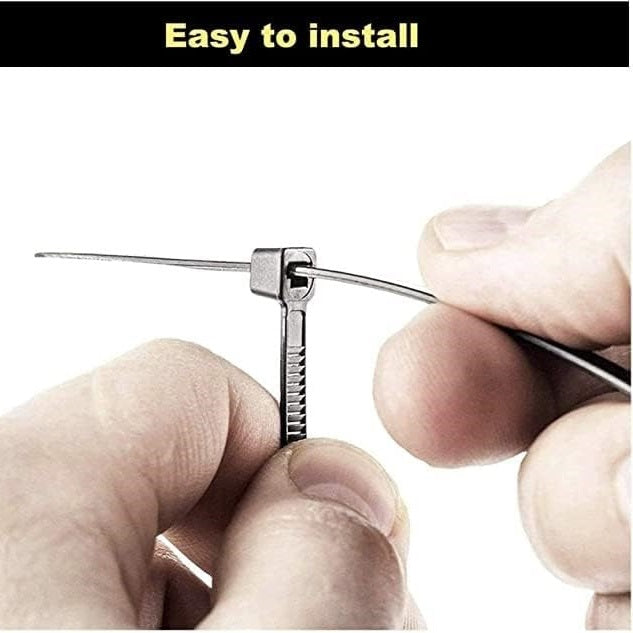 Orion Stationery Heavy-Duty Multi Purpose Cable Ties Black 370mm x 4.8mm Pack of 24 BB0442 | For Wire Management-DIY and Outdoor Use