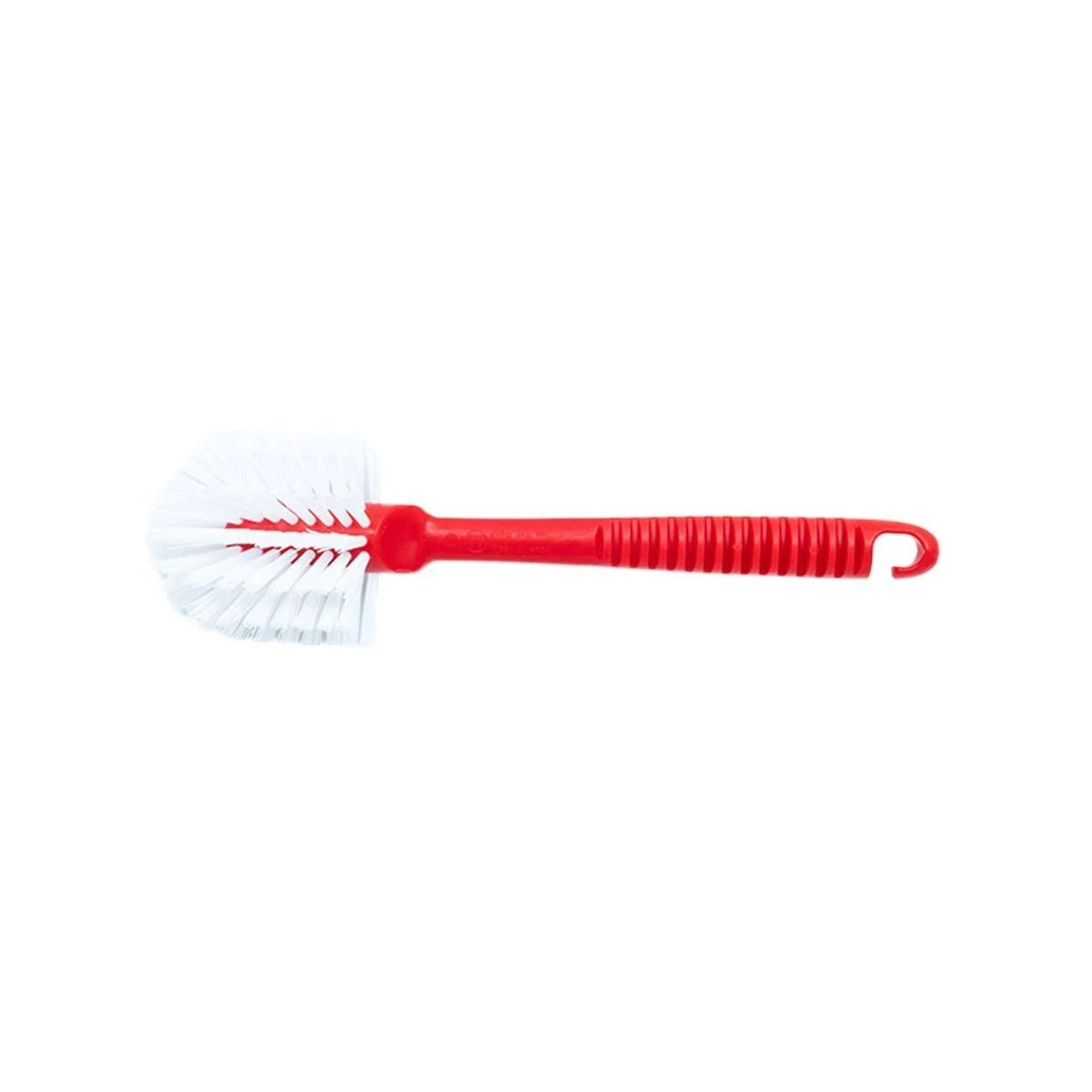 Tonkita Dish Washing Cleaning Brush with Stiff Bristles Red TK323 | Scrubbing Brush with Hooked Handle