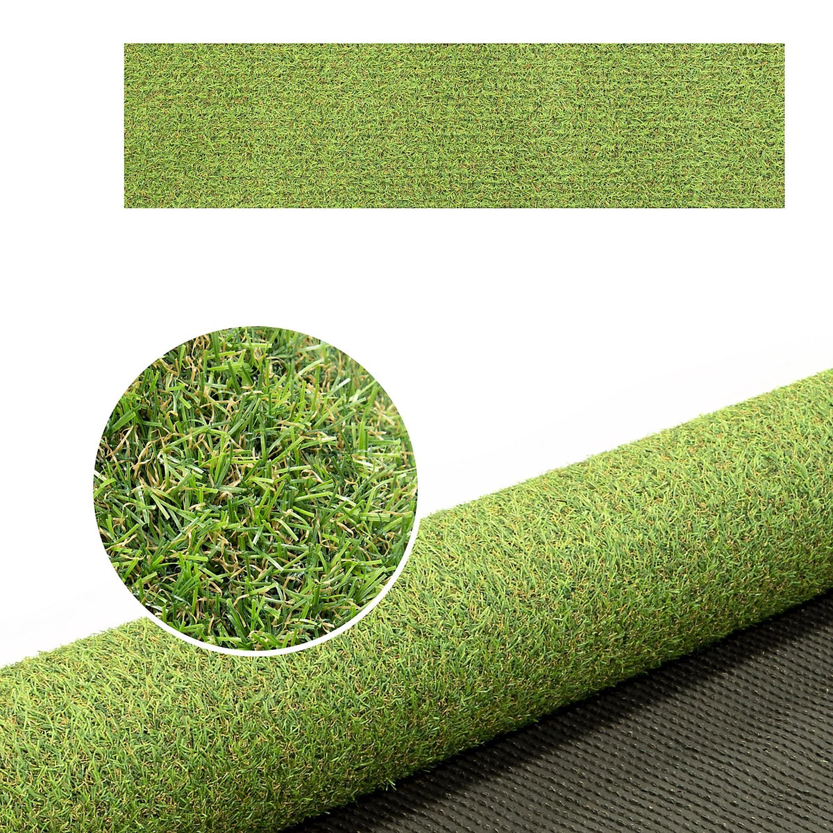 Gardenkraft Artificial Grass Light Green 15mm x 4Mtr x 1Mtr 26070 | Super Soft Realistic Texture | Maximum Rated UV Defence Protection Prevents Fading in Strong Sunlight | For a Luxurious Green Lawn All Year Round | No Watering | No Cutting | No Weeding