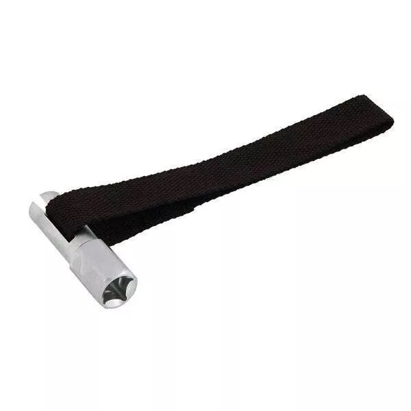 Amtech Heavy Duty Drive Oil Filter Strap Wrench Black and Silver 0.5-Inch J1000