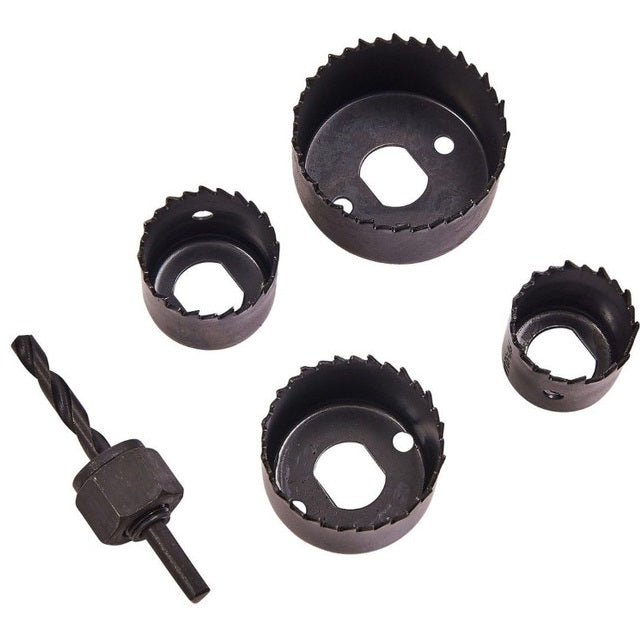 Amtech Carbon Steel Hole Saw Set Black Pack of 5 M1590