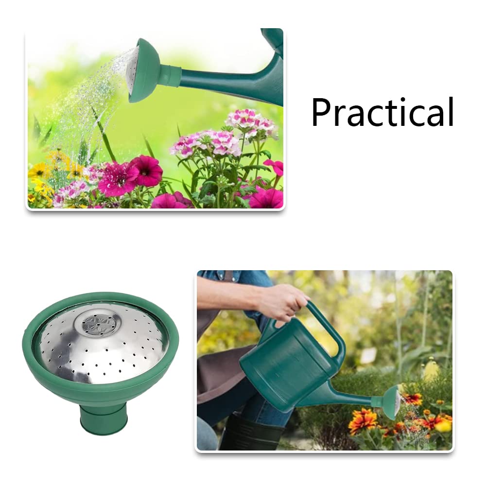 Kingfisher Universal Brass Watering Can Rose Replacement Head Green B609CP | Gentle Water Flow Attachment for Gardening