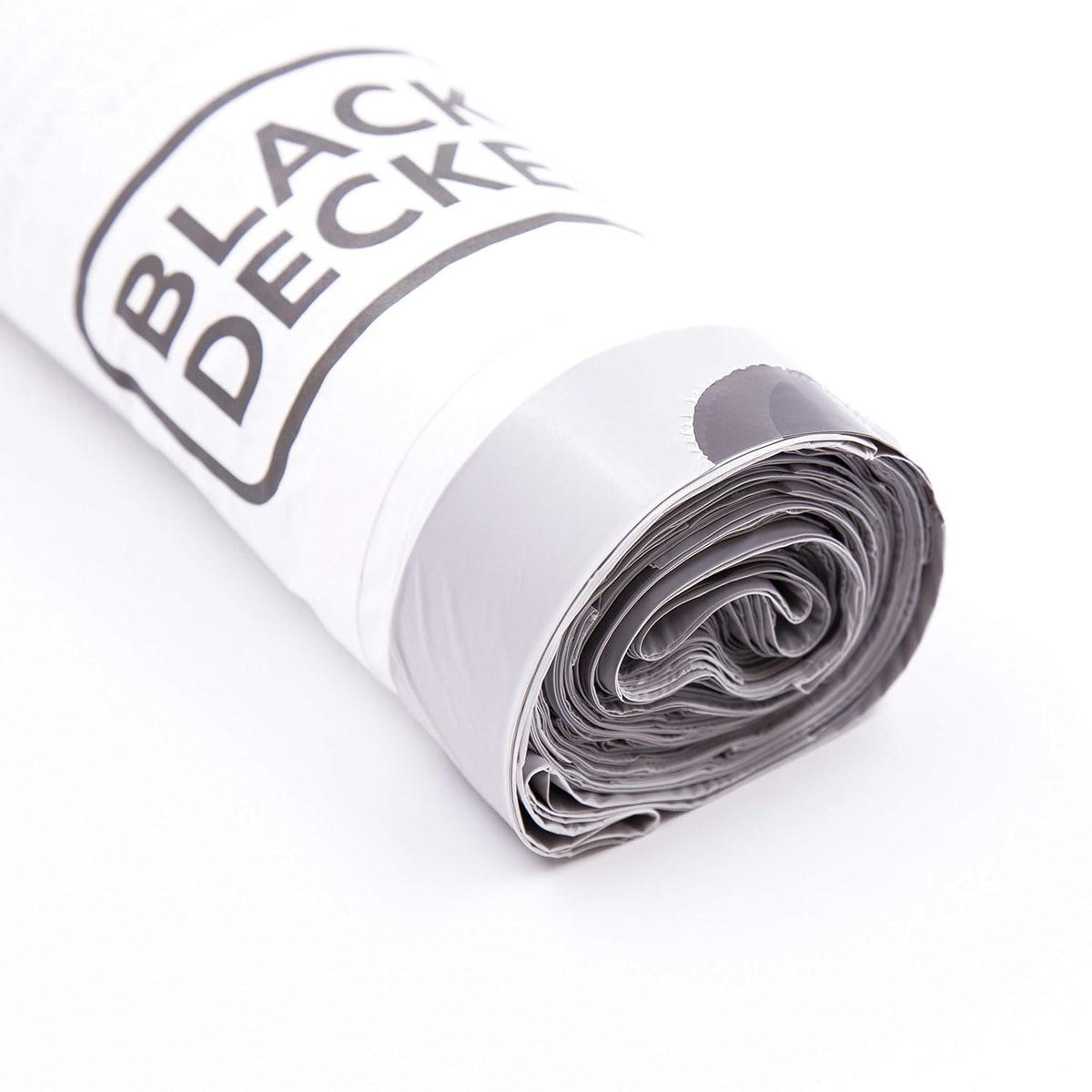 Black+Decker Drawstring Bin Liners White 20Ltr Pack of 20 BXBB00020E | Strong and Durable Trash Bags | Easy-Tie Drawstring Closure | Fits Most Bin Shapes | Tear-Resistant Garbage Bags for Home and Office