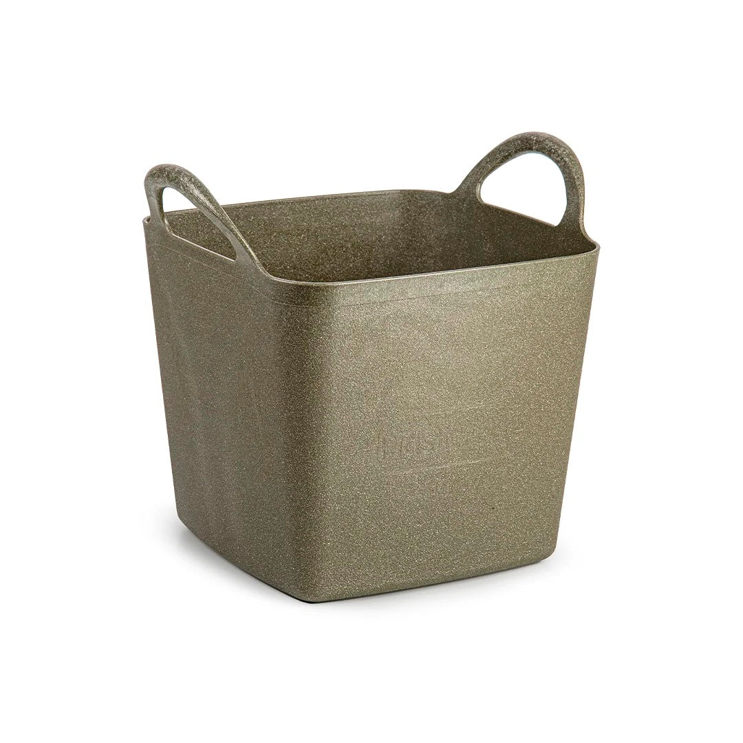 Plasticforte Metallic Square Eco Tub Assorted 27Ltr L.18211633 | 100% Recycled from Cartons